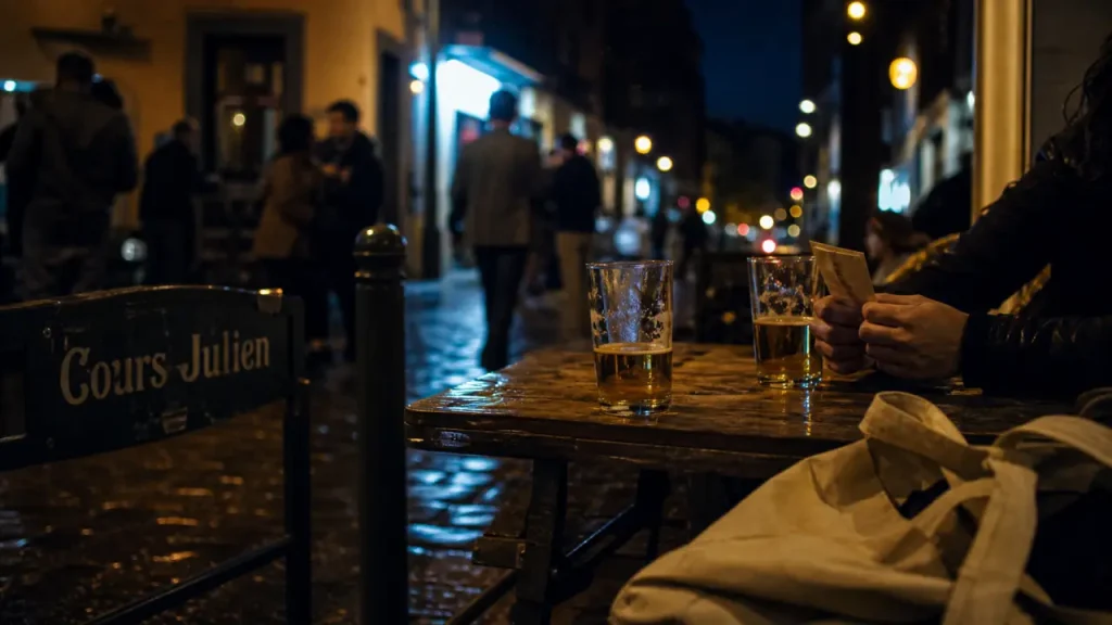 Gay bars Marseille à Cours Julien, ambiance de nuit