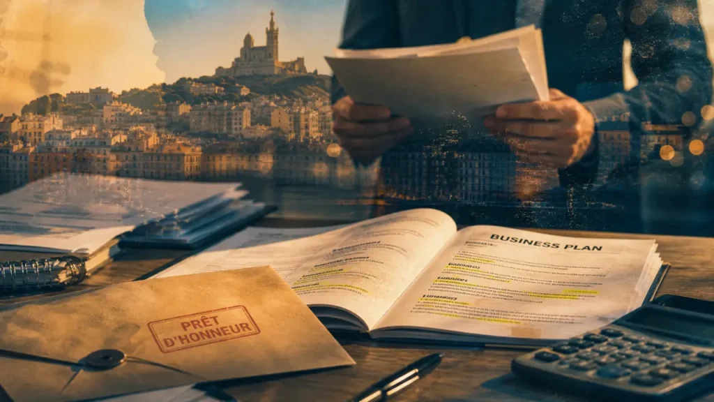 initiative marseille métropole, prêt d’honneur à taux zéro, dossiers et calculatrice