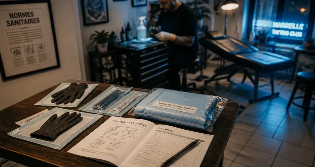 Tatoueur sur Marseille : studio propre et matériel stérile