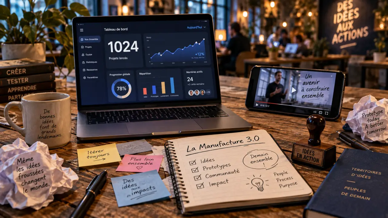 Incubateur belle de mai : documents et ordinateur pour créer une entreprise numérique