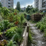 À la Bricarde, un potager de pied d’immeuble au cœur du quartier