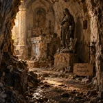 Une chapelle troglodyte et sa statue redécouvertes dans le Nord de Marseille