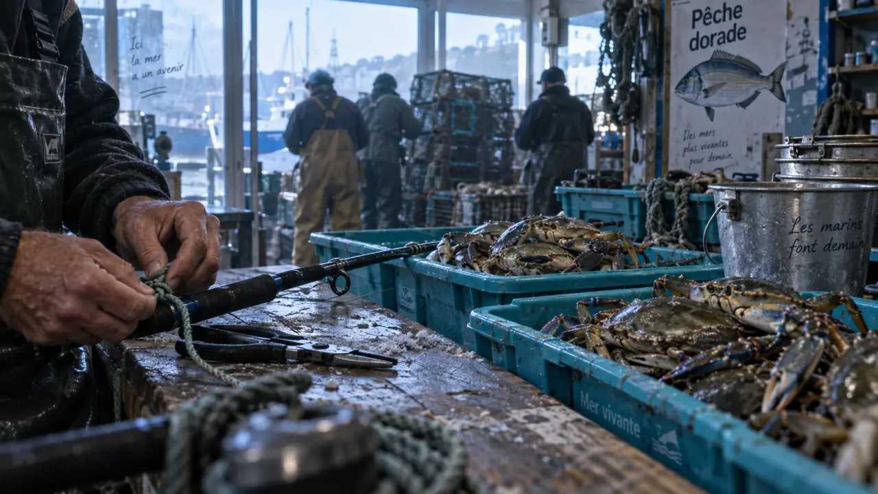 À Marseille, les pêcheurs se lèvent tôt pour taquiner la dorade