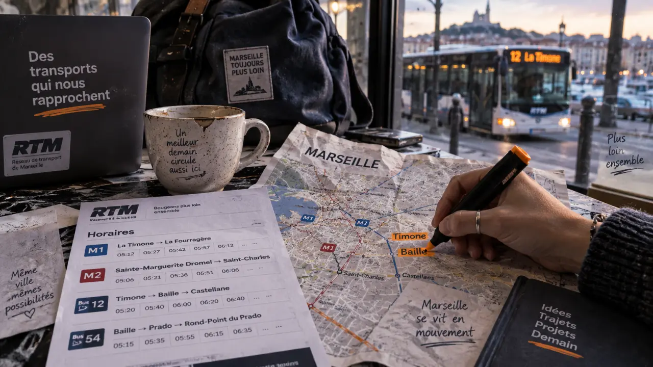 Meilleurs quartiers étudiants Marseille : étudiant, horaires RTM et quartiers Timone Baille