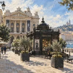 Place Lulli : du parking à ciel ouvert à un espace aménagé derrière l’Opéra