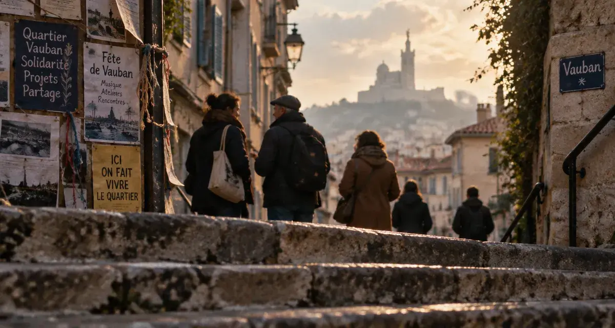 À Vauban, une vie de quartier animée au pied de Notre-Dame de la Garde